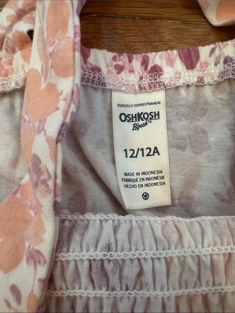 OshKosh B’Gosh long high/low dress, size 12, like new